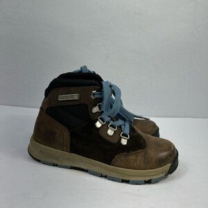 Timberland Waterproof Brown Leather Hiking  Snow Boots Little Kids Shoe 9.5